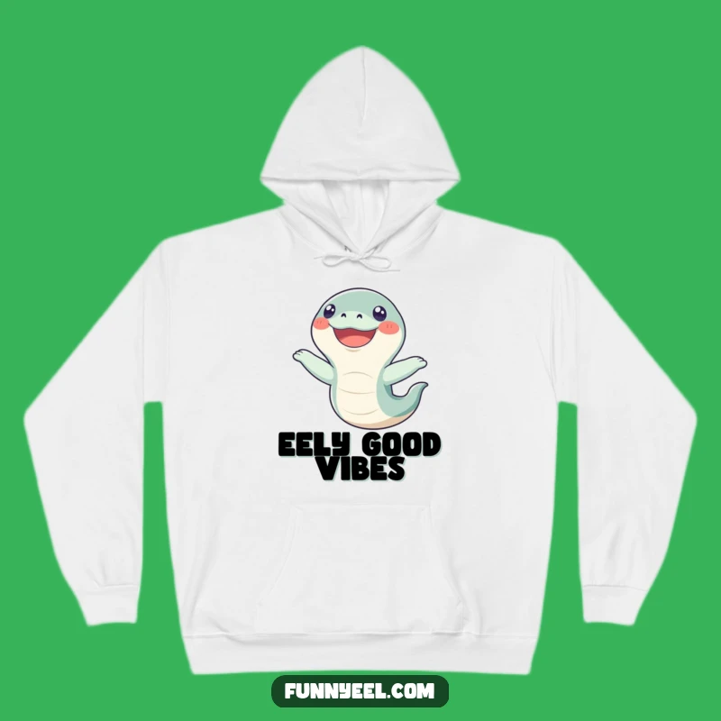 Funny Kawaii Eel Flip Hoodie: Cozy & Hilarious Comfort Gift for All