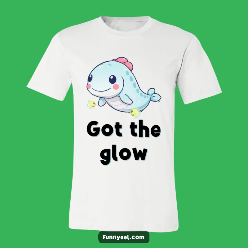 Funny Kawaii Eel Plankton Chase T-Shirt: Playful & Vibrant Gift